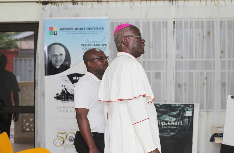 Archbishop of Accra visits Arrupe Jesuit Institute