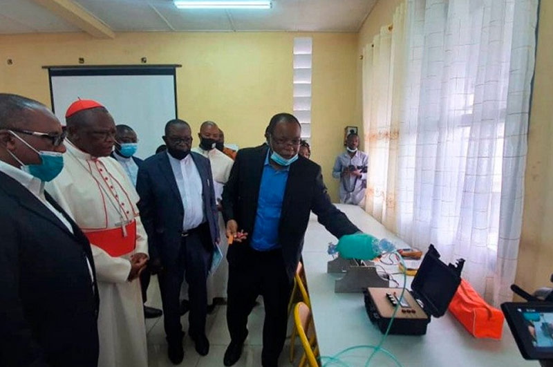 RD Congo : lâ€™UniversitÃ© Loyola des JÃ©suites a reÃ§u la visite du Cardinal Ambongo