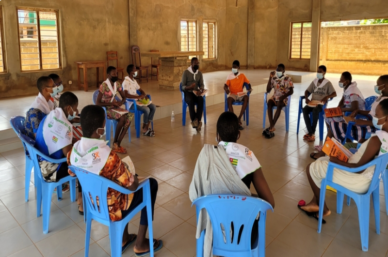 Camp Educatif aux jeunes dans le DiocÃ¨se de KpalimÃ©, Togo