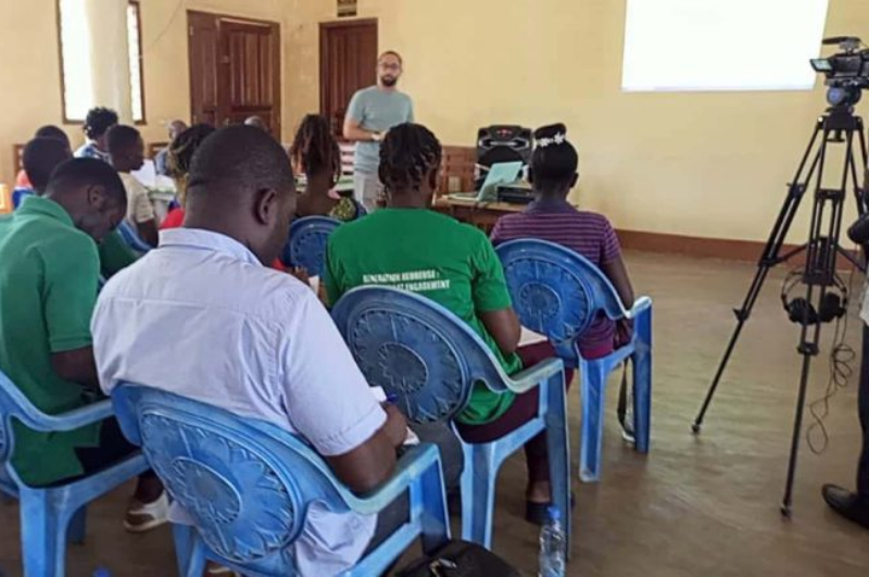 CIEE peer educators in Bangui urged to be at the forefront in addressing conflict-related sexual violence